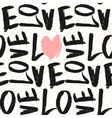love seamless pattern vector image vector image