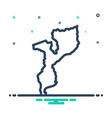 mozambique vector image