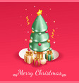 realistic 3d isometric cartoon vector image vector image