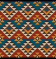 traditional tribal aztec seamless pattern vector image