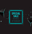 abstract sale banner vector image vector image