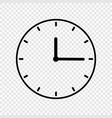 clock icon vector image vector image