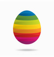 abstract background with colorful egg vector image vector image