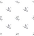 dove triangle seamless pattern backgrounds vector image