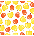 apple pattern vector image vector image