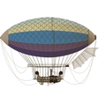fantastic retro dirigible vector image