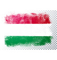grunge flag hungary vector image