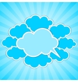 clouds frames vector image vector image