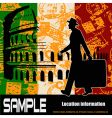 italian travel vector image