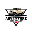 overland suv 4x4 truck logo vector image