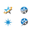 star logo template icon design vector image