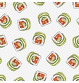 sushi seamless pattern vector image