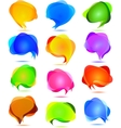 transparent bubbles for speech vector image