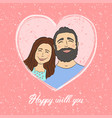 valentine1 vector image vector image