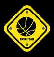 basketball sport vector image vector image