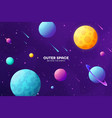 space futuristic modern colorful background night vector image