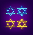 star david great design for any purposes neon vector image