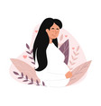 pregnant woman concept vector image