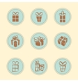 set of web icons vector image vector image