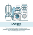 laundry service concept vector image