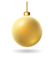 christmas ball isolated vector image