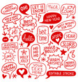 christmas speech bubble with greeting quotes vector image