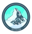 mountain matterhorn vector image