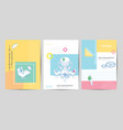brochure template layout design corporate vector image vector image