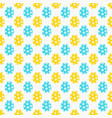 easter seamless pattern with eggs vector image