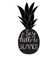 say hello to summer natural background vector image