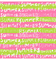 two tone summer doodle seamless pattern vector image vector image