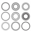 circle border frame vector image