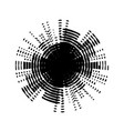 stroke spiral stamp vector image vector image
