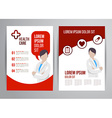 healthcare brochure vector image