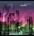 night city vector image vector image