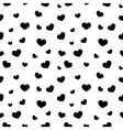 hearts seamless pattern vector image