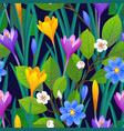 floral seamless pattern vector image vector image