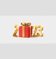 happy new year 2023 vector image