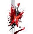 heavy guitar vector image vector image