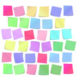 sticky notes vector image vector image