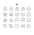 email ui pixel perfect well-crafted thin vector image