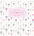 floral seamless pattern vector image vector image