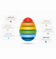 infographic design template with place for your vector image vector image