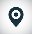 map pin icon vector image