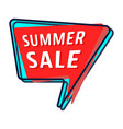 summer sale bubble vector image