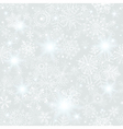 seamless silvery christmas pattern vector image