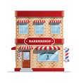 barbershop building vector image vector image