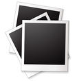 blank photo frames vector image