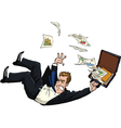 falling man vector image
