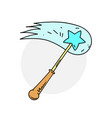 magic wand vector image
